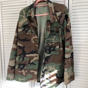 Military Fashion Camo Camoflauge Jacket Unisex